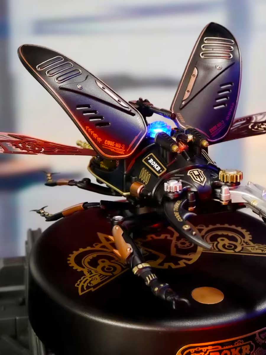 Puzzle 3D Mécanique Steampunk Scarabée - GoCrazyPuzzle