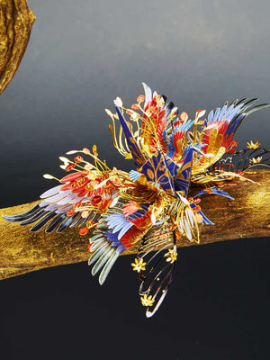 Puzzle 3D Métal Grue Arc - en - Ciel - GoCrazyPuzzle