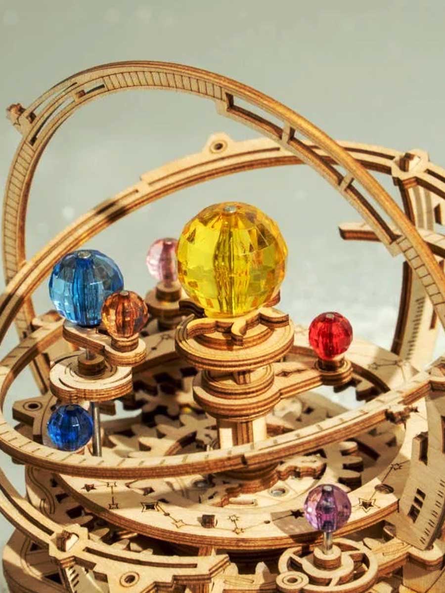 Puzzle 3D Planétaire Musical en Bois | Robotime Rokr - GoCrazyPuzzle