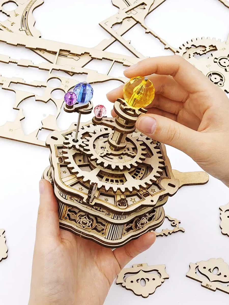 Puzzle 3D Planétaire Musical en Bois | Robotime Rokr - GoCrazyPuzzle