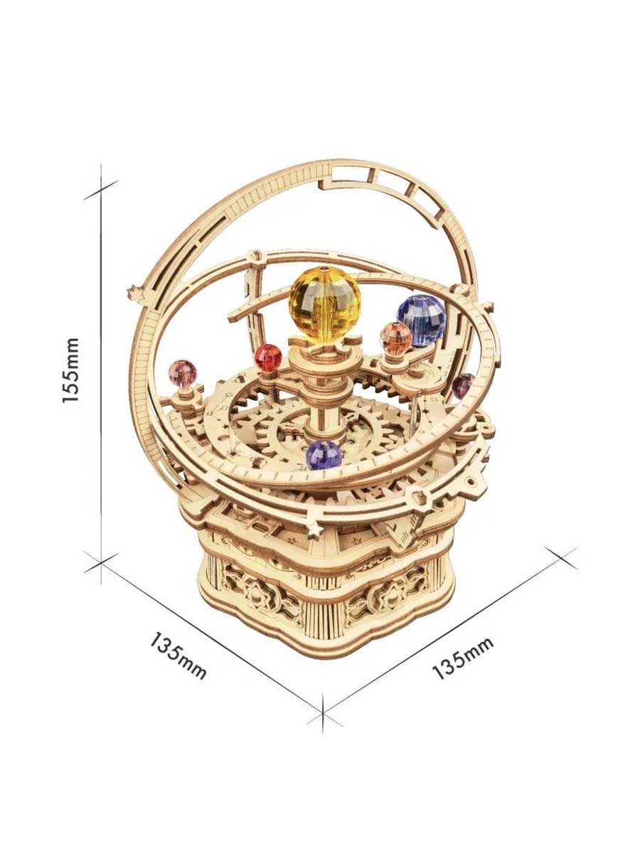 Puzzle 3D Planétaire Musical en Bois | Robotime Rokr - GoCrazyPuzzle
