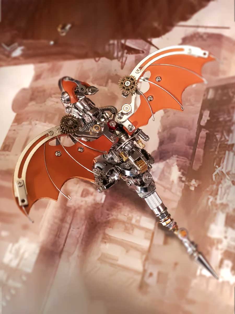 Puzzle 3D adulte difficile – Dragon Métal 630 Pièces Édition Vapeur - GoCrazyPuzzle