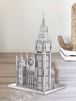 Puzzle 3D en Métal - Modèle Big Ben - GoCrazyPuzzle