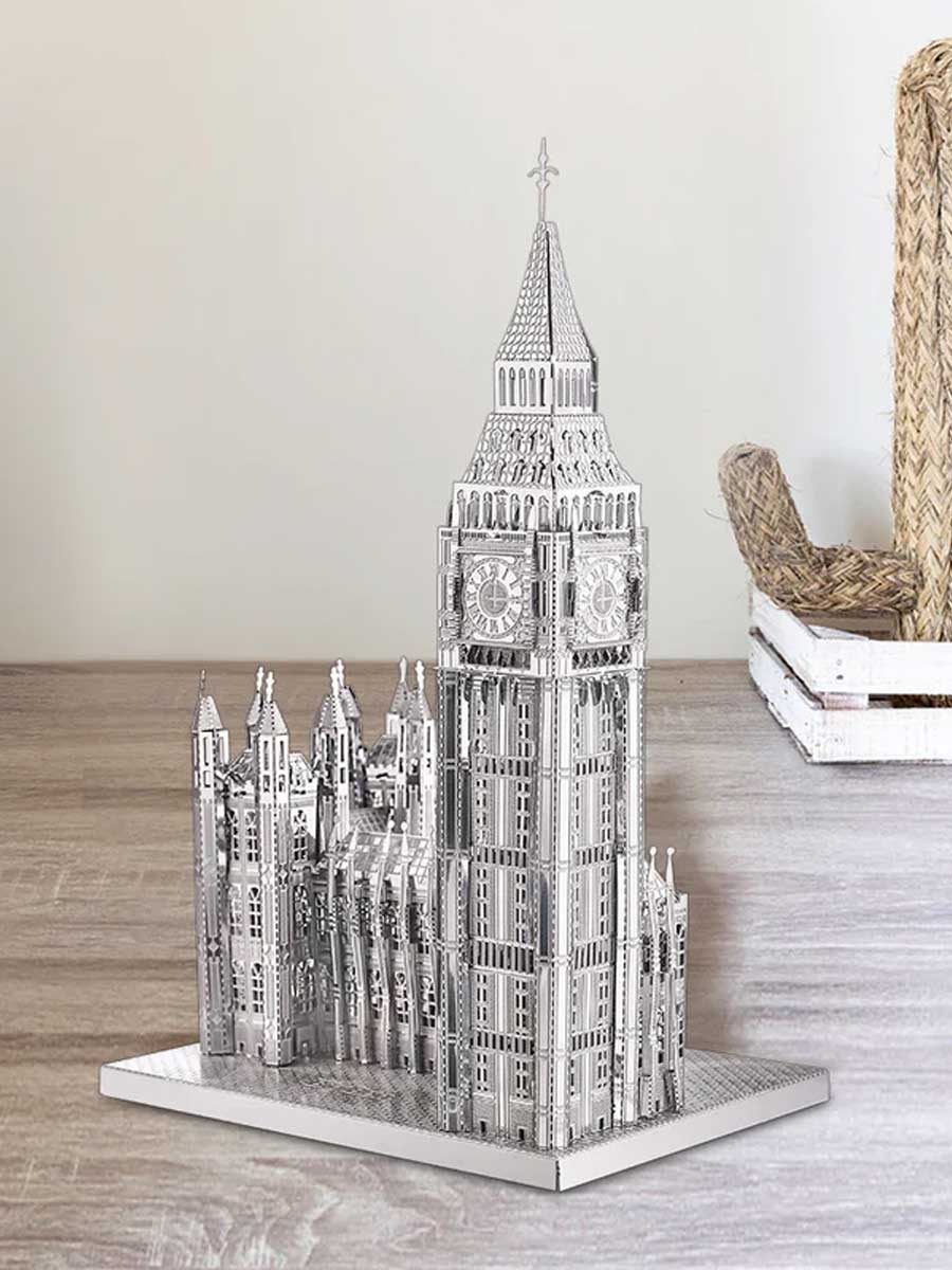 Puzzle 3D en Métal - Modèle Big Ben - GoCrazyPuzzle