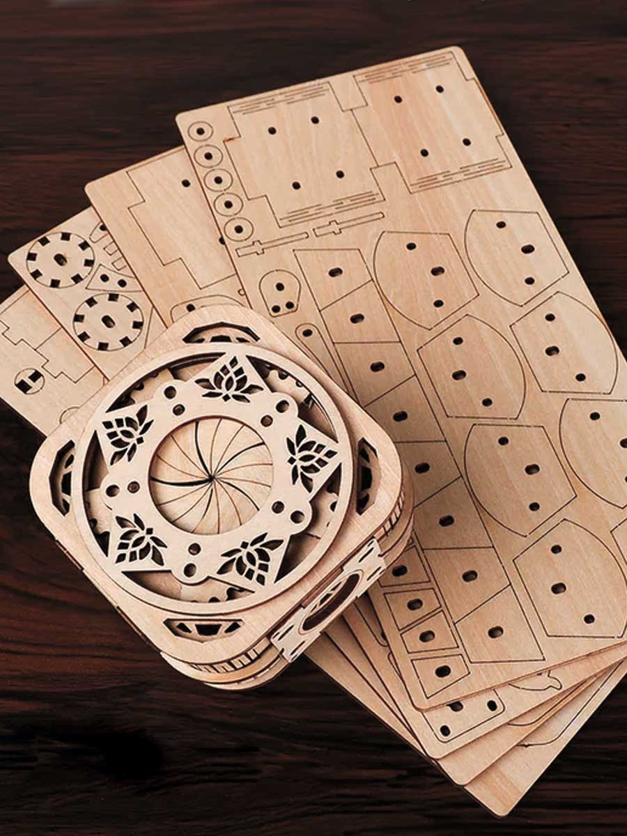 Puzzle 3d Boite a Musique - GoCrazyPuzzle