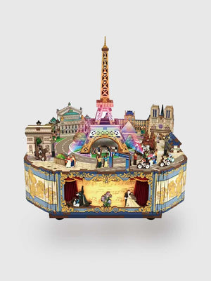 Puzzle Bois 3D « Paris » – Boîte à Musique DIY - GoCrazyPuzzle