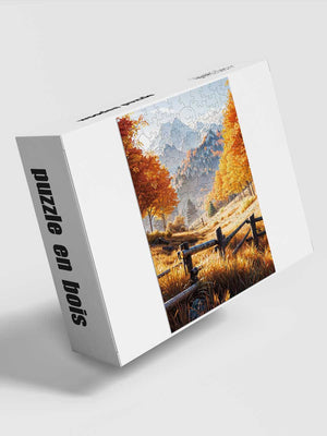 Puzzle Bois Adulte Paysage d'Automne - GoCrazyPuzzle