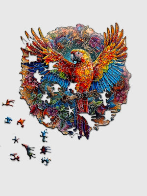 Puzzle Bois Perroquet - GoCrazyPuzzle