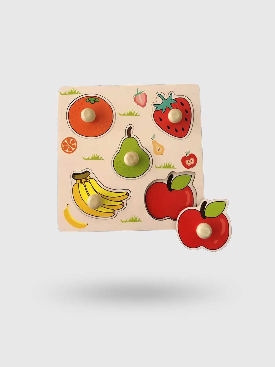 Puzzle Bois enfant 2ans Fruits - GoCrazyPuzzle