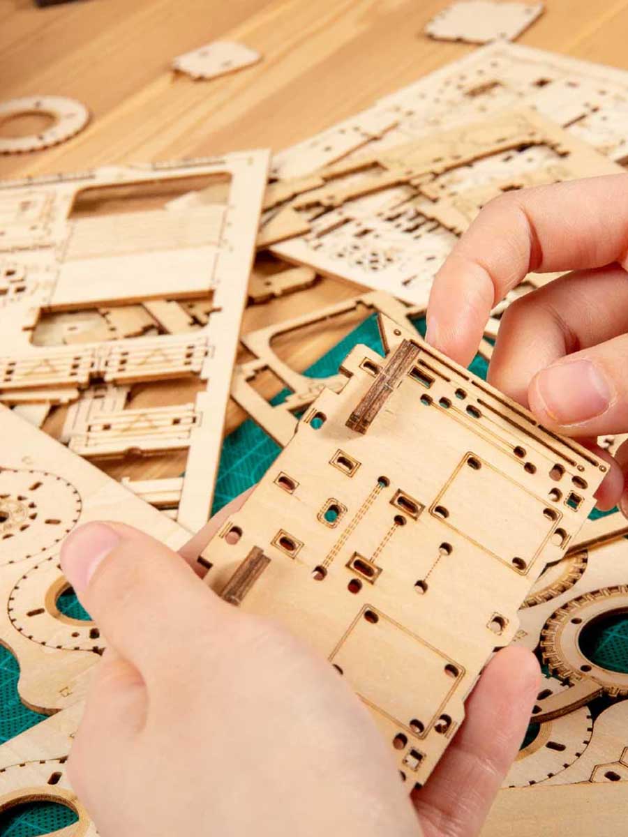 Puzzle Camion Américain en Bois 3D - GoCrazyPuzzle