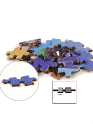 Puzzle Rond 1000 Pièces Animaux Tropicaux - GoCrazyPuzzle