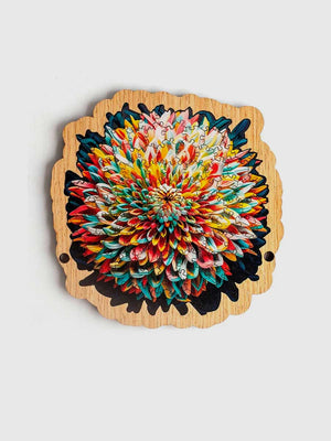 Puzzle Fleurs en Bois - GoCrazyPuzzle