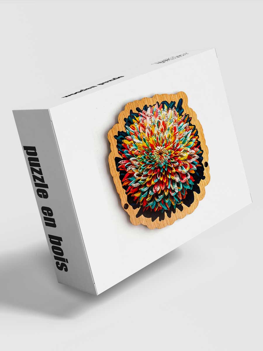 Puzzle Fleurs en Bois - GoCrazyPuzzle