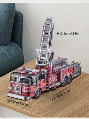 Puzzle Métal 3D | Modèle Camion Échelle - GoCrazyPuzzle