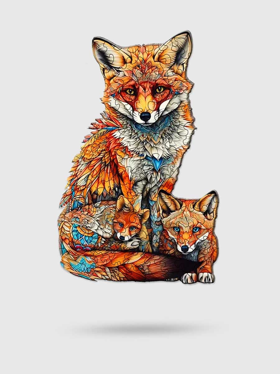 Puzzle Renard Bois - GoCrazyPuzzle