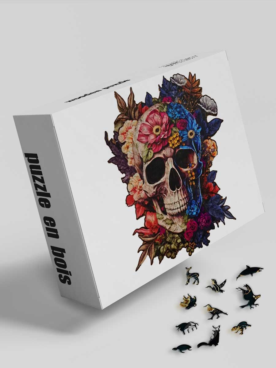 Puzzle Tête de Mort Mexicaine - GoCrazyPuzzle