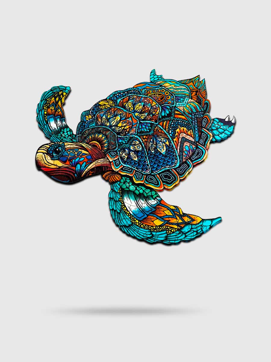 Puzzle Tortue des Océans Bois - GoCrazyPuzzle