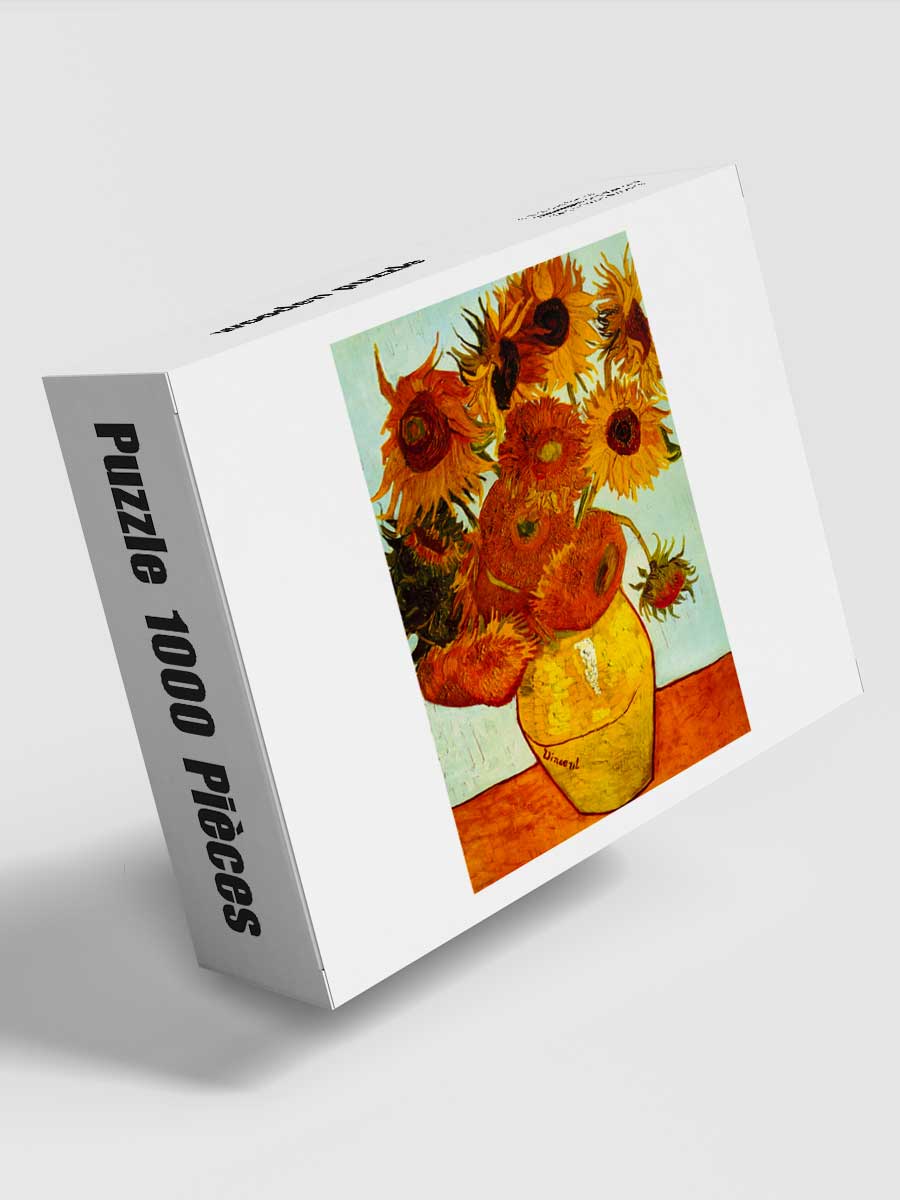 Puzzle Vincent van Gogh 1000 Pièces - Les Tournesols - GoCrazyPuzzle