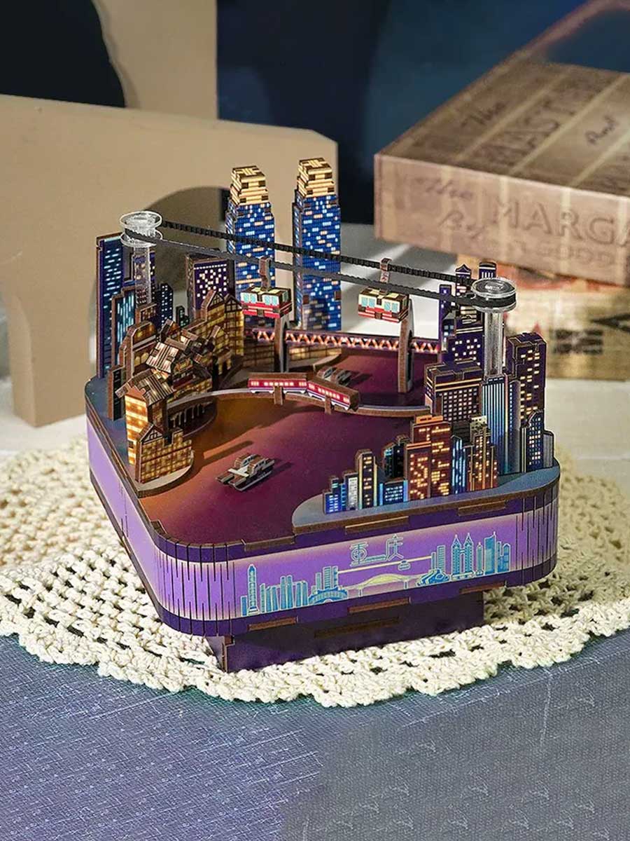 Puzzle en Bois 3D | Boîte à Musique DIY - GoCrazyPuzzle