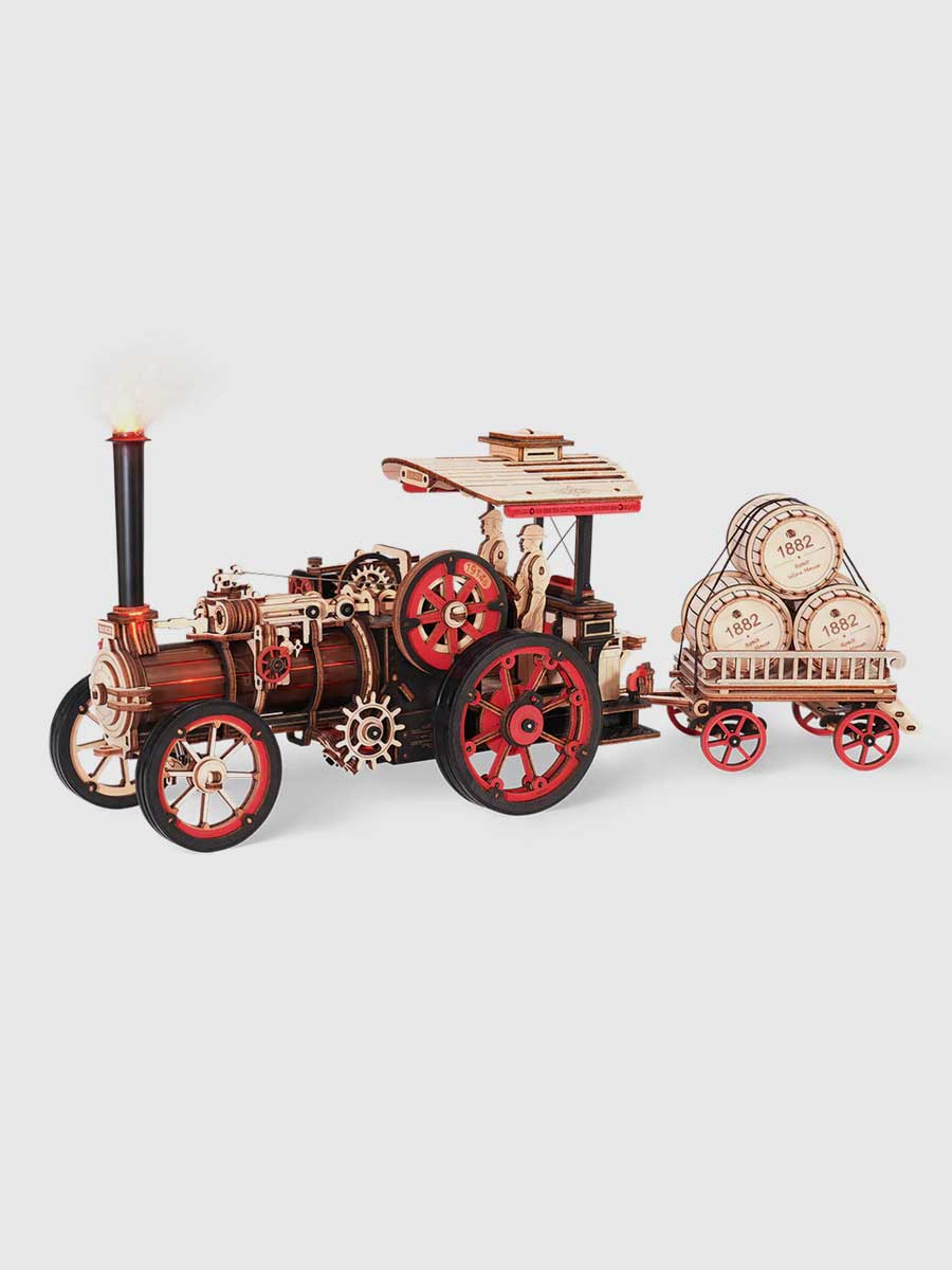 Puzzle en Bois 3D Locomotive à Vapeur - GoCrazyPuzzle