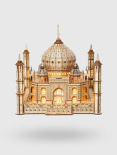 Puzzle en Bois 3D Taj Mahal avec Lumière - GoCrazyPuzzle