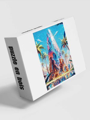 Puzzle en Bois Adulte - Ruines d'Atlantis Mystérieuses - GoCrazyPuzzle