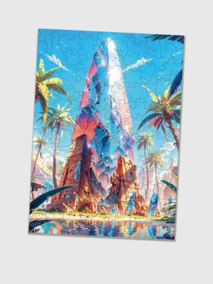 Puzzle en Bois Adulte - Ruines d'Atlantis Mystérieuses - GoCrazyPuzzle