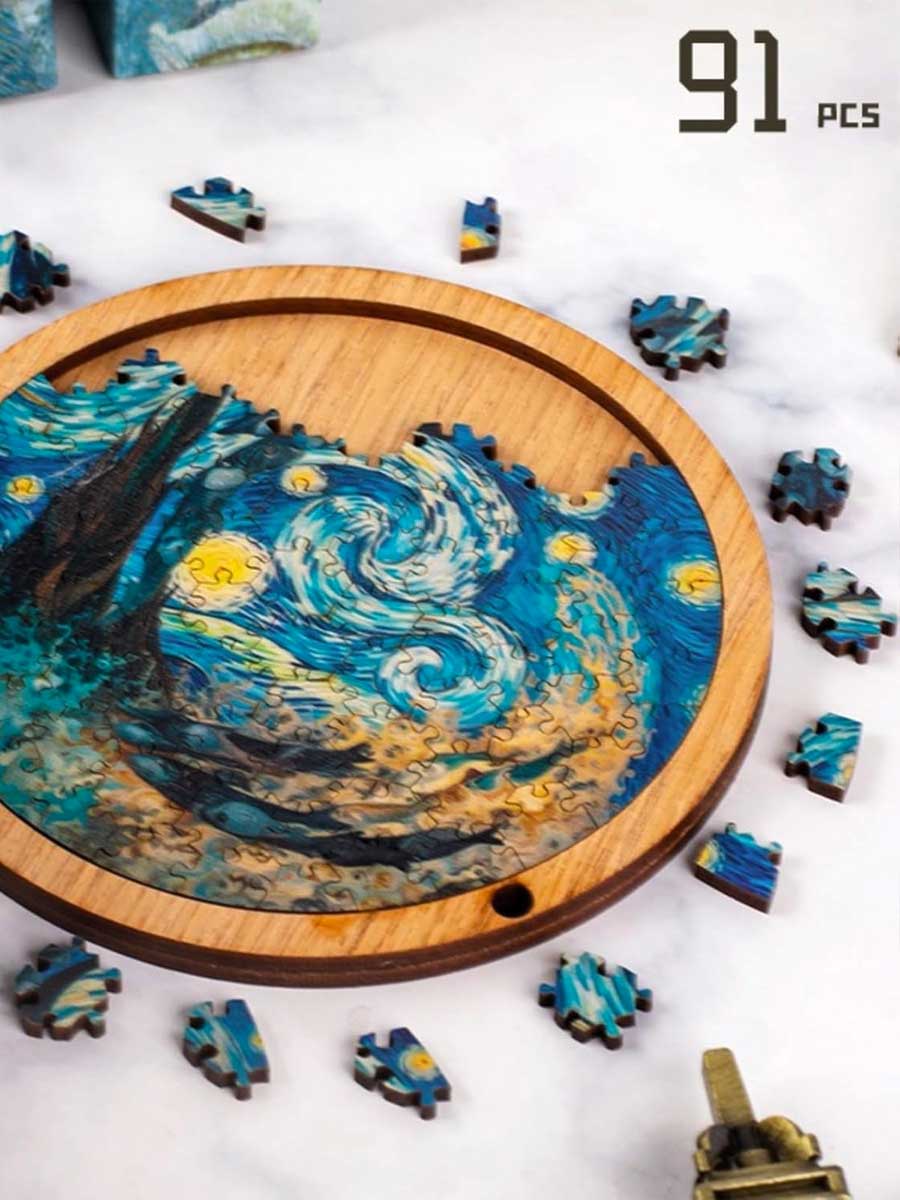 Puzzle la Nuit Étoilée - GoCrazyPuzzle