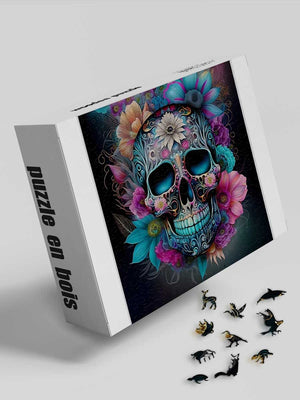 Puzzle tête de Mort - GoCrazyPuzzle