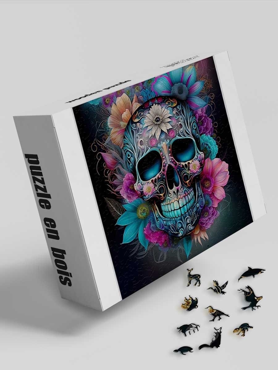 Puzzle tête de Mort - GoCrazyPuzzle