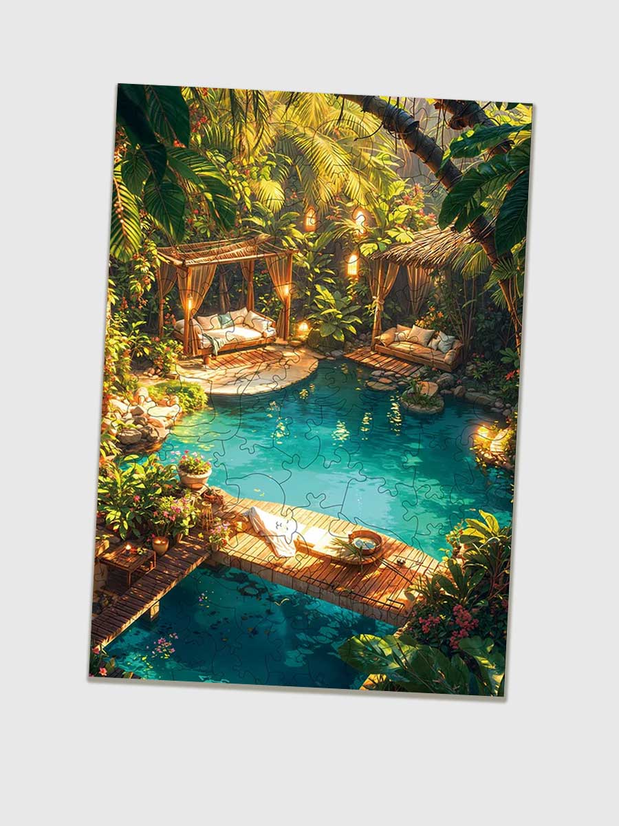 Puzzles en Bois - Resort Tropical - GoCrazyPuzzle