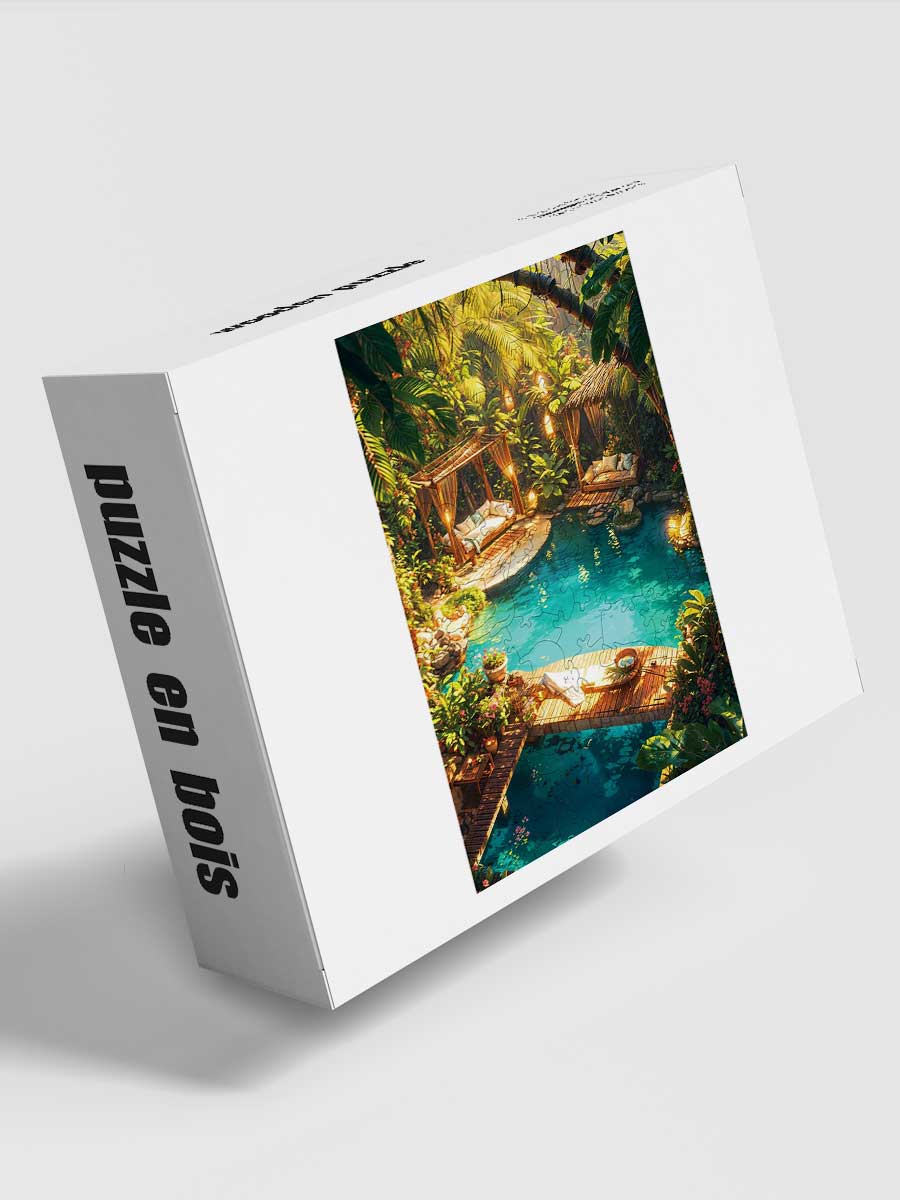 Puzzles en Bois - Resort Tropical - GoCrazyPuzzle
