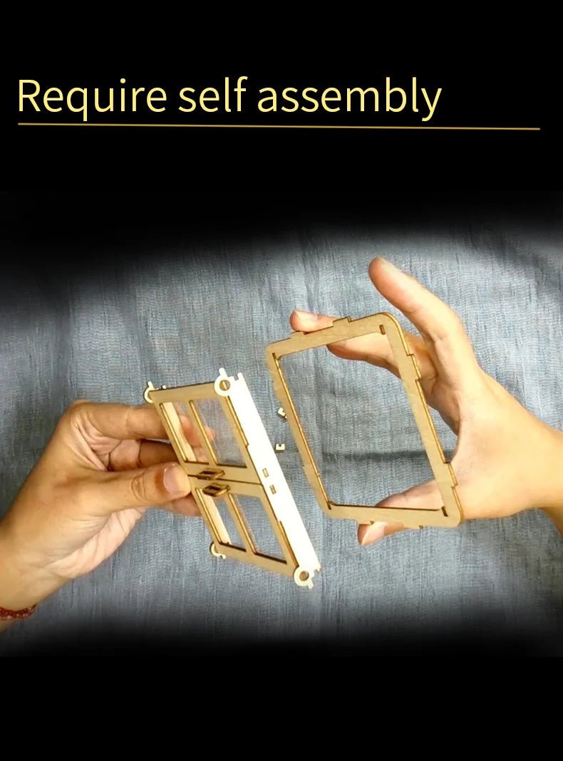 Puzzle 3D Lumière Forêt et Cerf en Bois - GoCrazyPuzzle