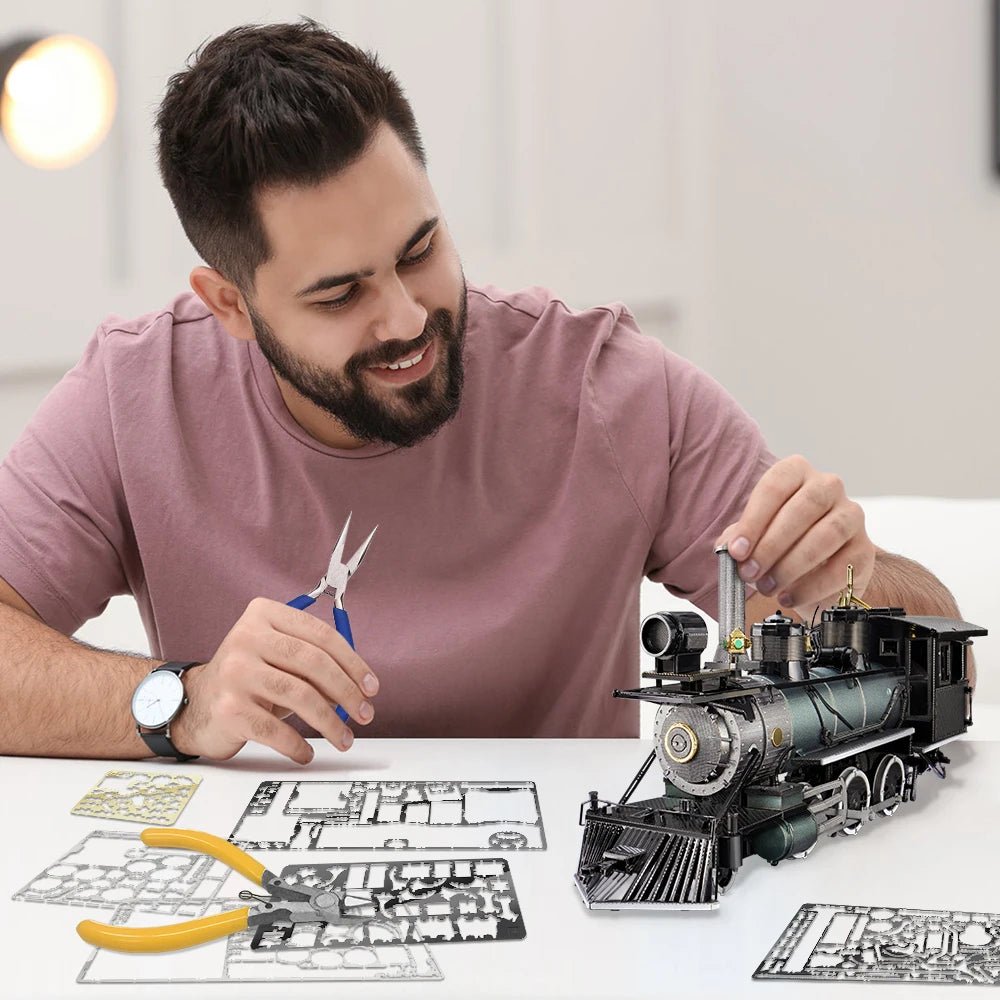 3D Metal Puzzle - Locomotive Mogul - GoCrazyPuzzle