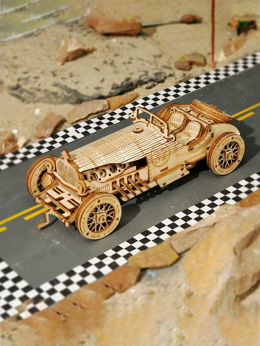 Voiture Maquette Grand Prix 3D Rokr - GoCrazyPuzzle
